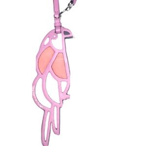 Kate Spade Leather Solid Cut Out Parrot